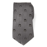 Star Wars Darth Vader Black and Gray Herringbone Tie - Cufflinks.com - Flyclothing LLC
