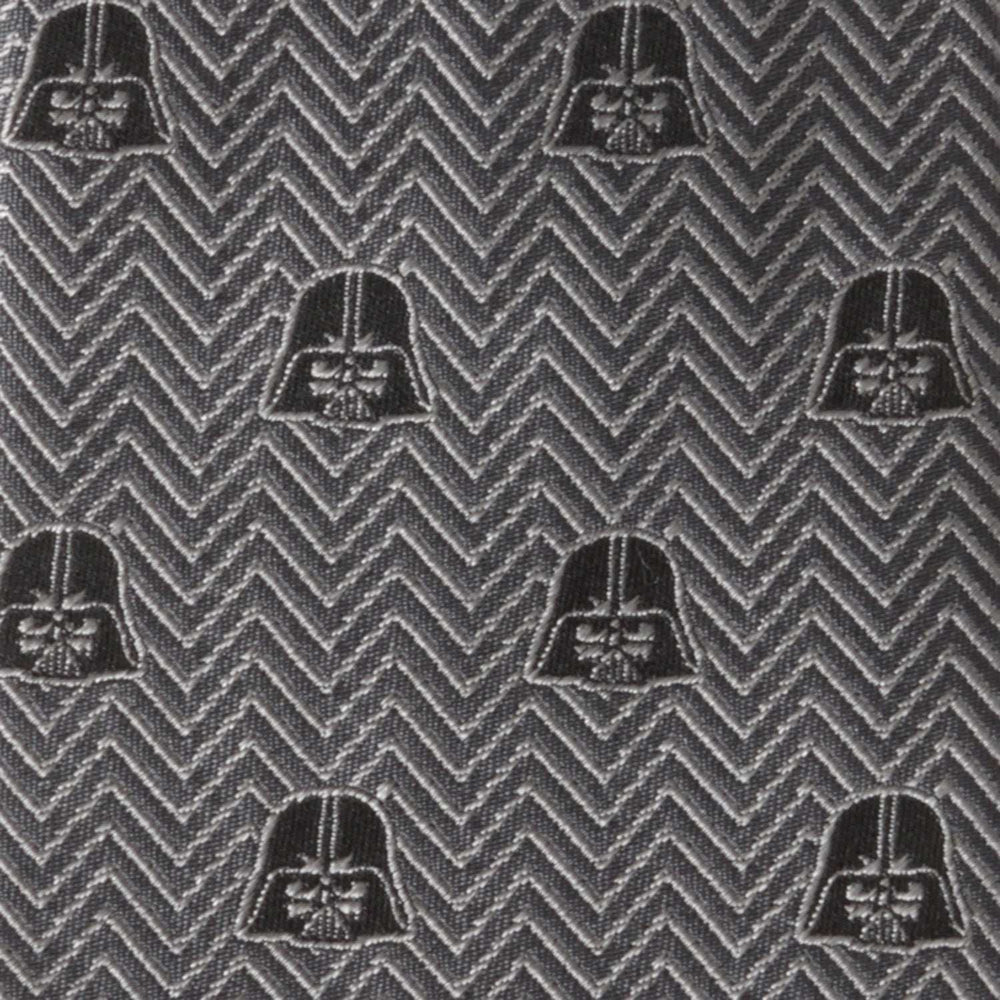 Star Wars Darth Vader Black and Gray Herringbone Tie - Cufflinks.com - Flyclothing LLC
