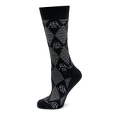 Star Wars Darth Vader Black Argyle Dress Socks and Lapel Pin Gift Set - Cufflinks.com - Flyclothing LLC