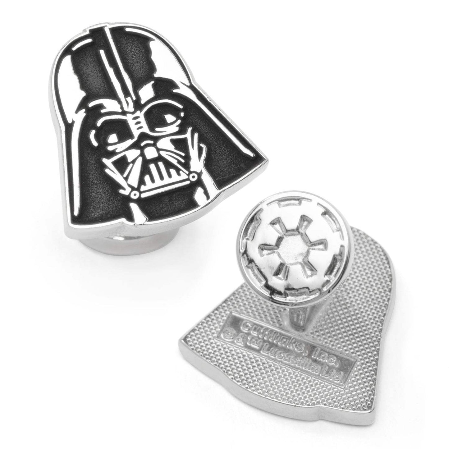 Star Wars Darth Vader Recessed Matte Cufflinks - Cufflinks.com - Flyclothing LLC