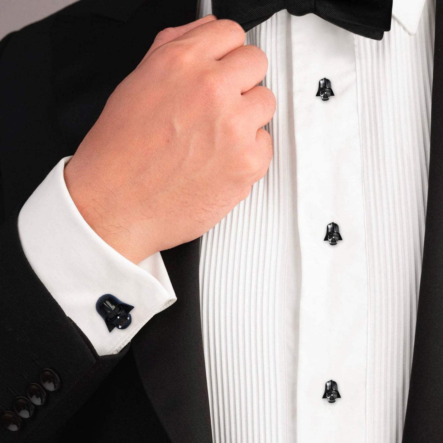 Star Wars Darth Vader 3D 5-Studs - Cufflinks.com - Flyclothing LLC