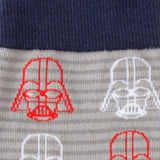 Star Wars Darth Vader Gray and Red Dress Socks and Lapel Pin Gift Set - Cufflinks.com - Flyclothing LLC