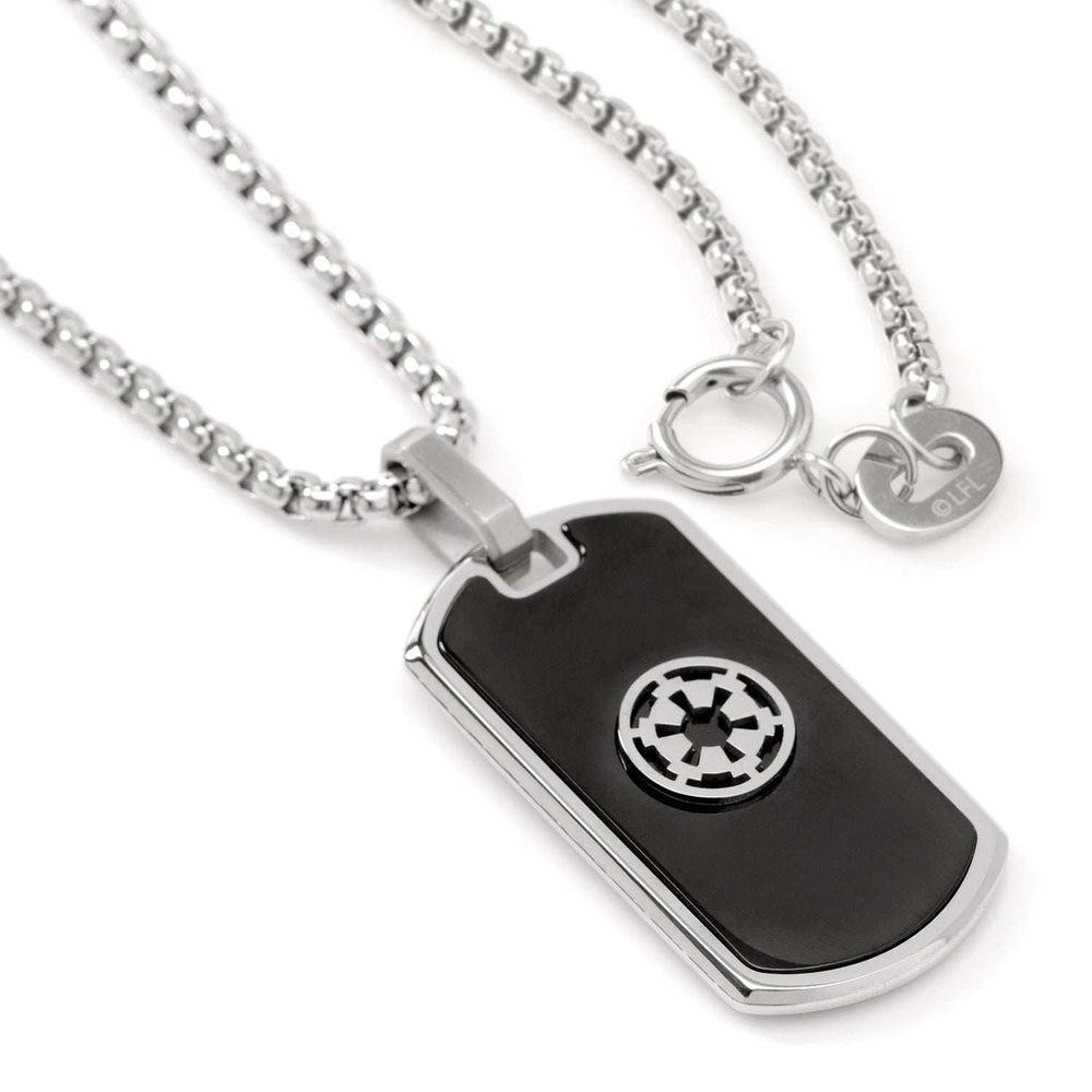 Star Wars Darth Vader Stainless Steel Printed Cufflinks with Empire and Rebel Crest Dog Tags Gift Set - Cufflinks.com - Flyclothing LLC
