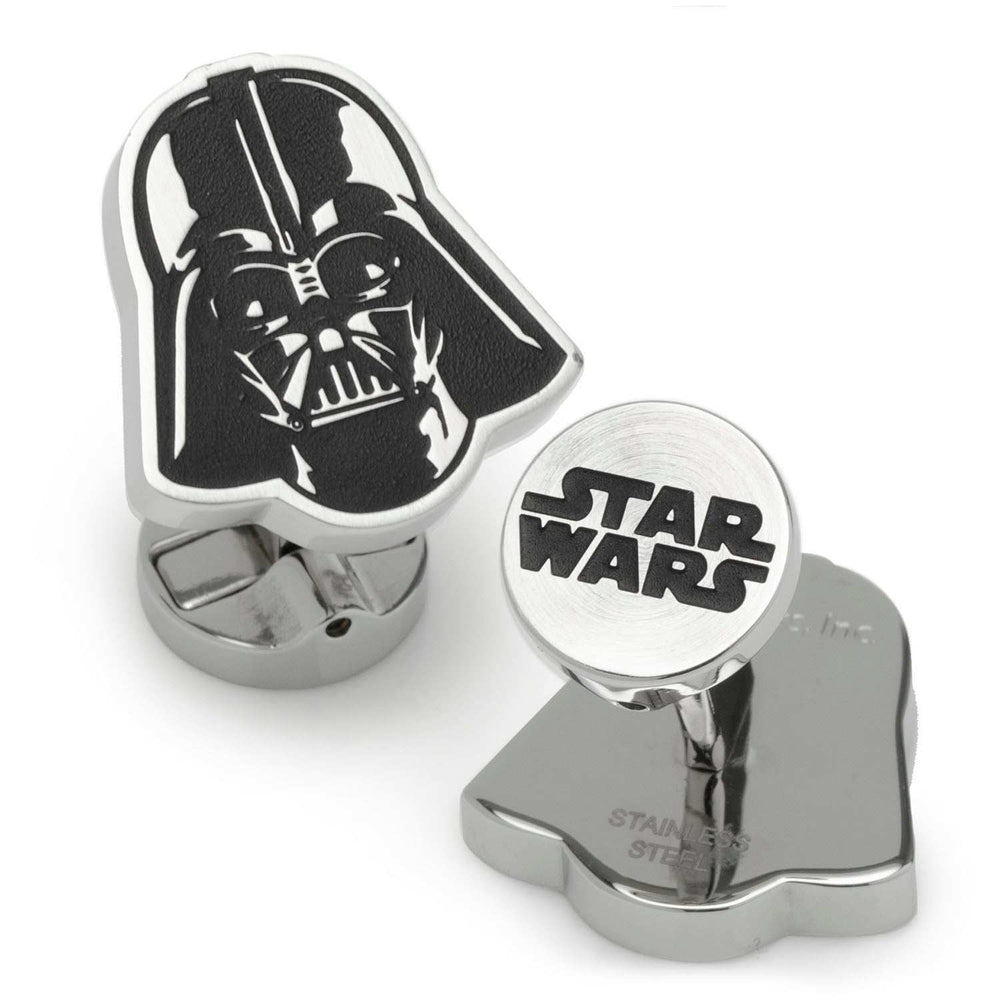 Star Wars Darth Vader Stainless Steel Printed Cufflinks with Empire and Rebel Crest Dog Tags Gift Set - Cufflinks.com - Flyclothing LLC