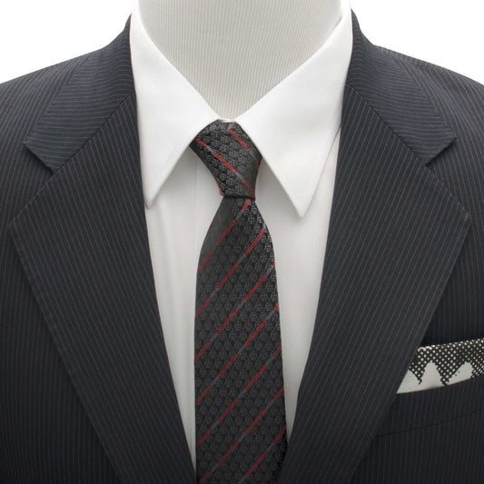 Star Wars Darth Vader LIGHTSABER Black and Red Striped Tie - Cufflinks.com - Flyclothing LLC