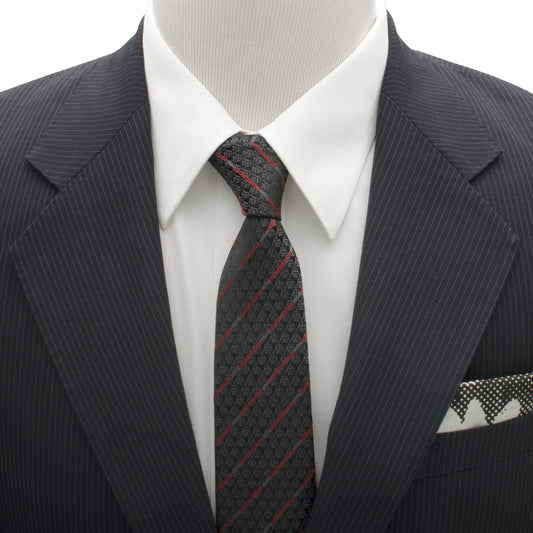 Star Wars Darth Vader LIGHTSABER Black and Red Striped Tie