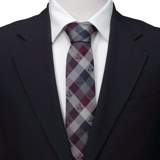 Star Wars Darth Vader Plum Plaid Tie - Cufflinks.com - Flyclothing LLC