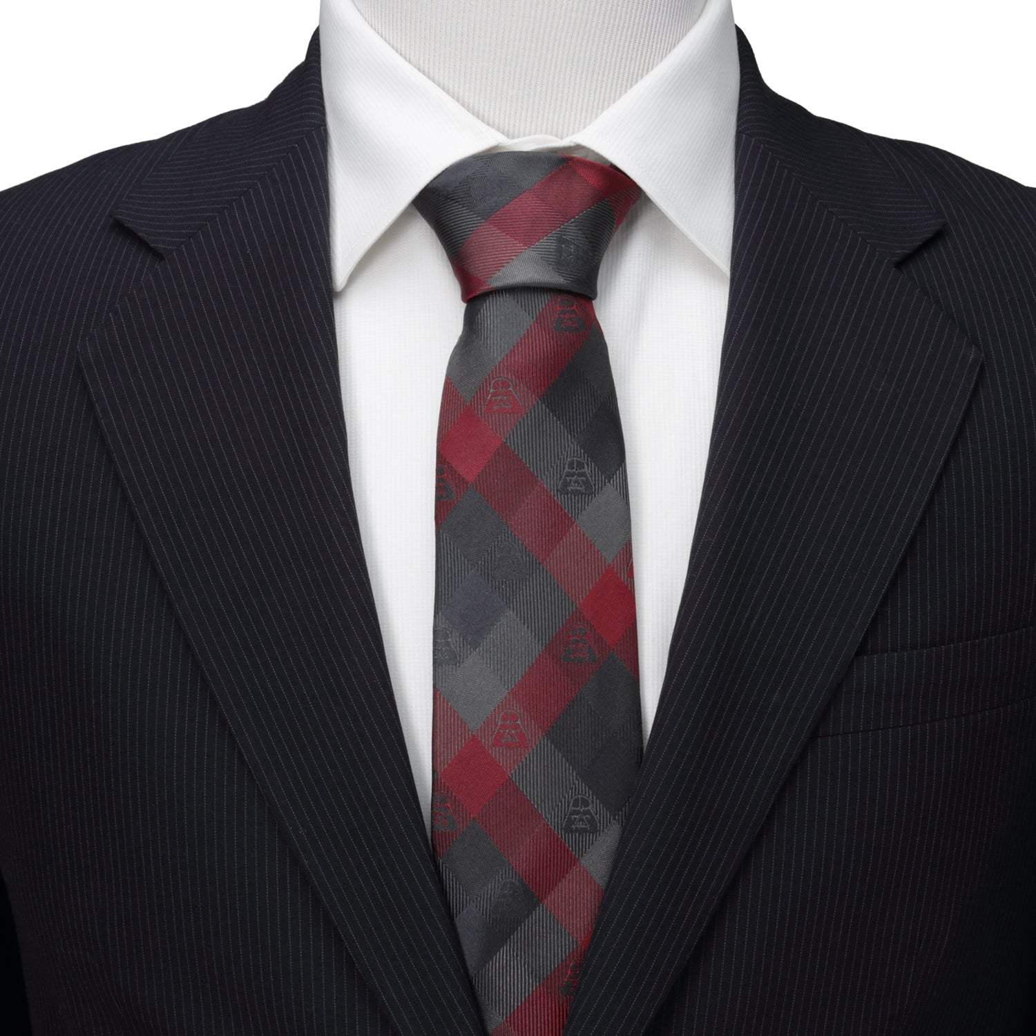 Star Wars Darth Vader Black and Red Plaid Tie - Cufflinks.com - Flyclothing LLC