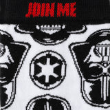 Star Wars Darth Vader White Dress Socks and Lapel Pin Gift Set