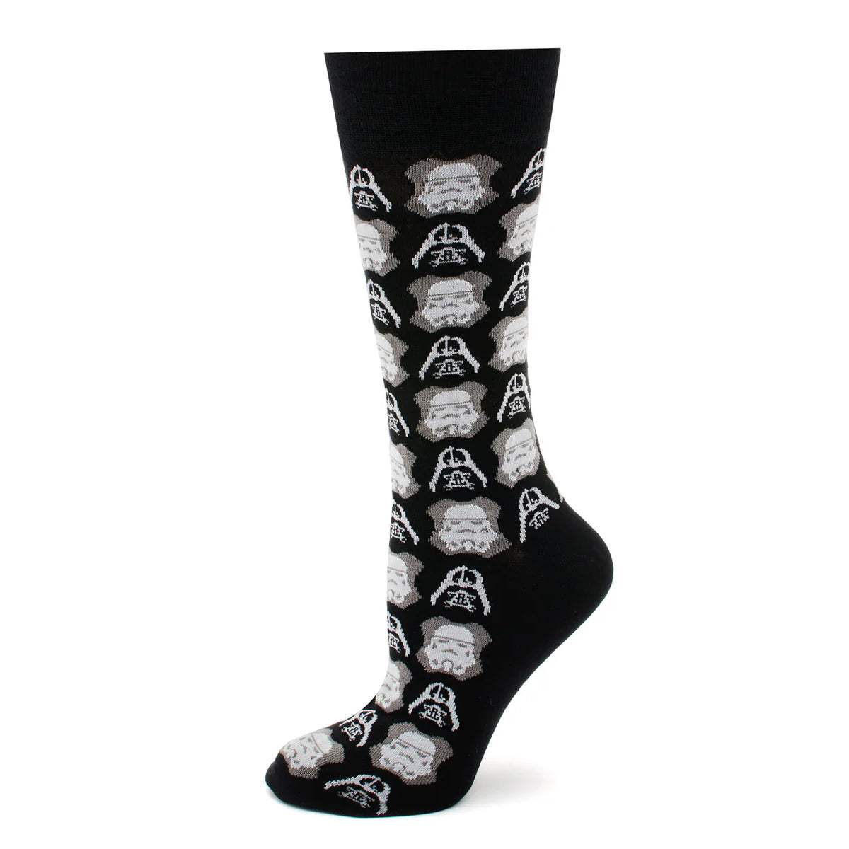 Star Wars Darth Vader and Stormtrooper Black Dress Socks and Darth Vader Lapel Pin Gift Set - Cufflinks.com - Flyclothing LLC