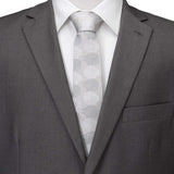 Star Wars Millennium Falcon White and Gray Checkered Tie - Cufflinks.com - Flyclothing LLC
