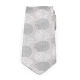 Star Wars Millennium Falcon White and Gray Checkered Tie - Cufflinks.com - Flyclothing LLC