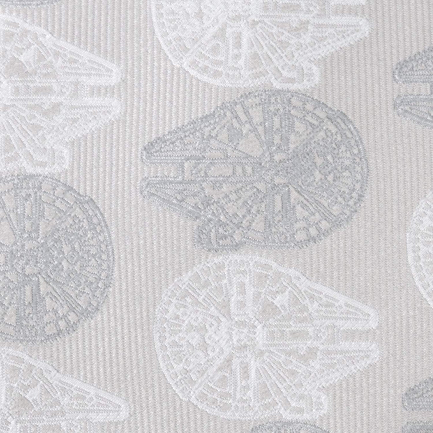 Star Wars Millennium Falcon White and Gray Checkered Tie - Cufflinks.com - Flyclothing LLC