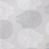 Star Wars Millennium Falcon White and Gray Checkered Tie - Cufflinks.com - Flyclothing LLC