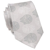 Star Wars Millennium Falcon White and Gray Checkered Tie - Cufflinks.com - Flyclothing LLC