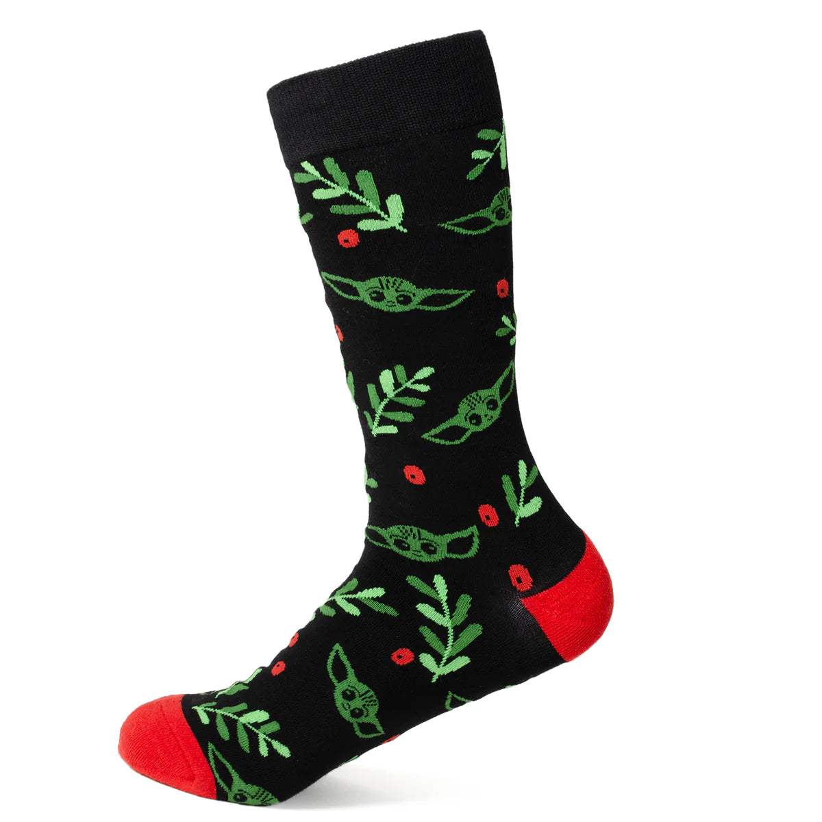 Star Wars Mandalorian Grogu Holiday Dress Socks and Lapel Pin Gift Set - Cufflinks.com - Flyclothing LLC