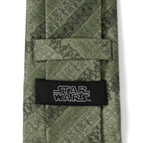 Star Wars Grogu Outline Striped Sage Green Tie - Cufflinks.com - Flyclothing LLC