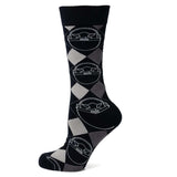Star Wars Grogu Charcoal Gray Argyle Socks and Lapel Pin Gift Set - Cufflinks.com - Flyclothing LLC