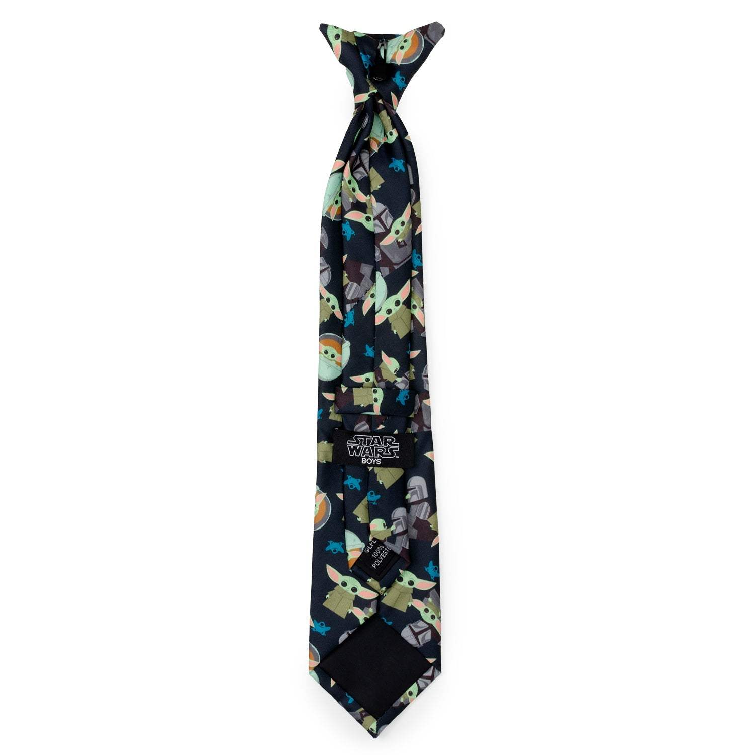 Mando Grogu Navy Boy's Tie - Cufflinks.com - Flyclothing LLC
