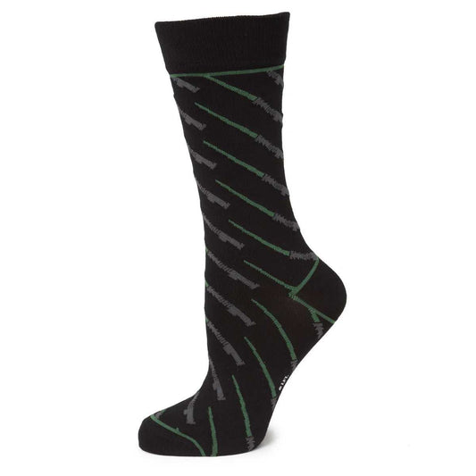 Star Wars Green LIGHTSABER Dress Socks with Jedi Crest Lapel Pin Gift Set - Cufflinks.com - Flyclothing LLC