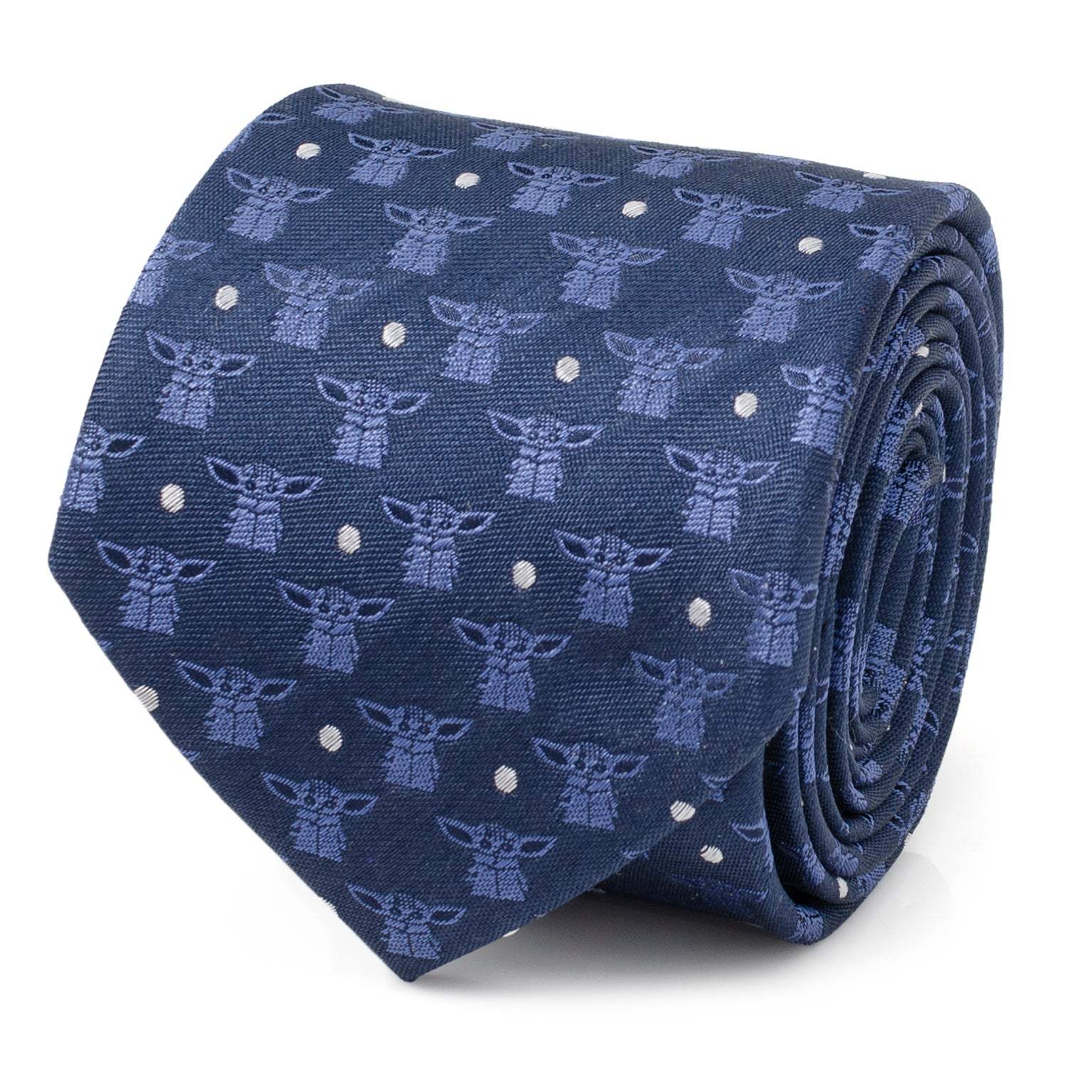 Star Wars Grogu Navy Blue Tie - Cufflinks.com - Flyclothing LLC