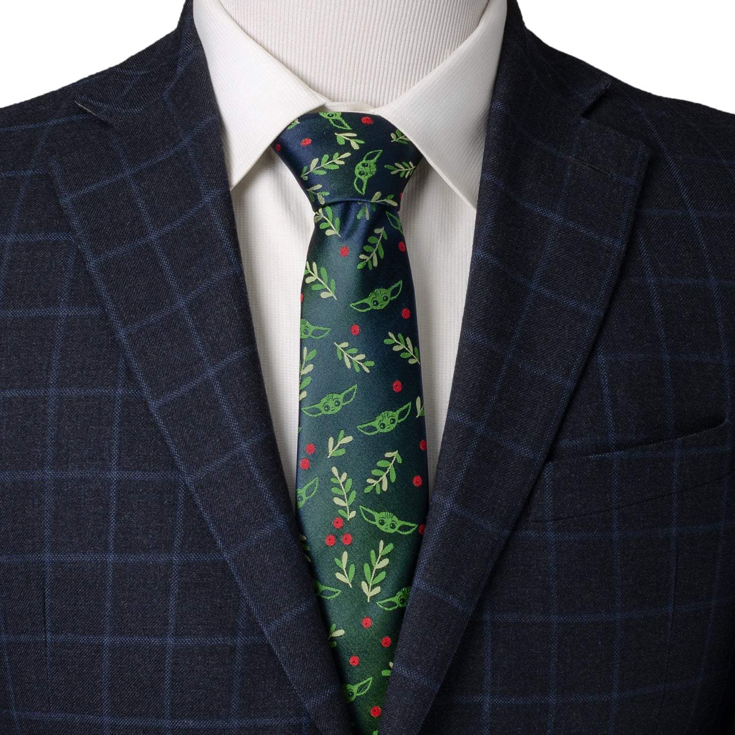 Star Wars Grogu Holiday Tie - Cufflinks.com - Flyclothing LLC