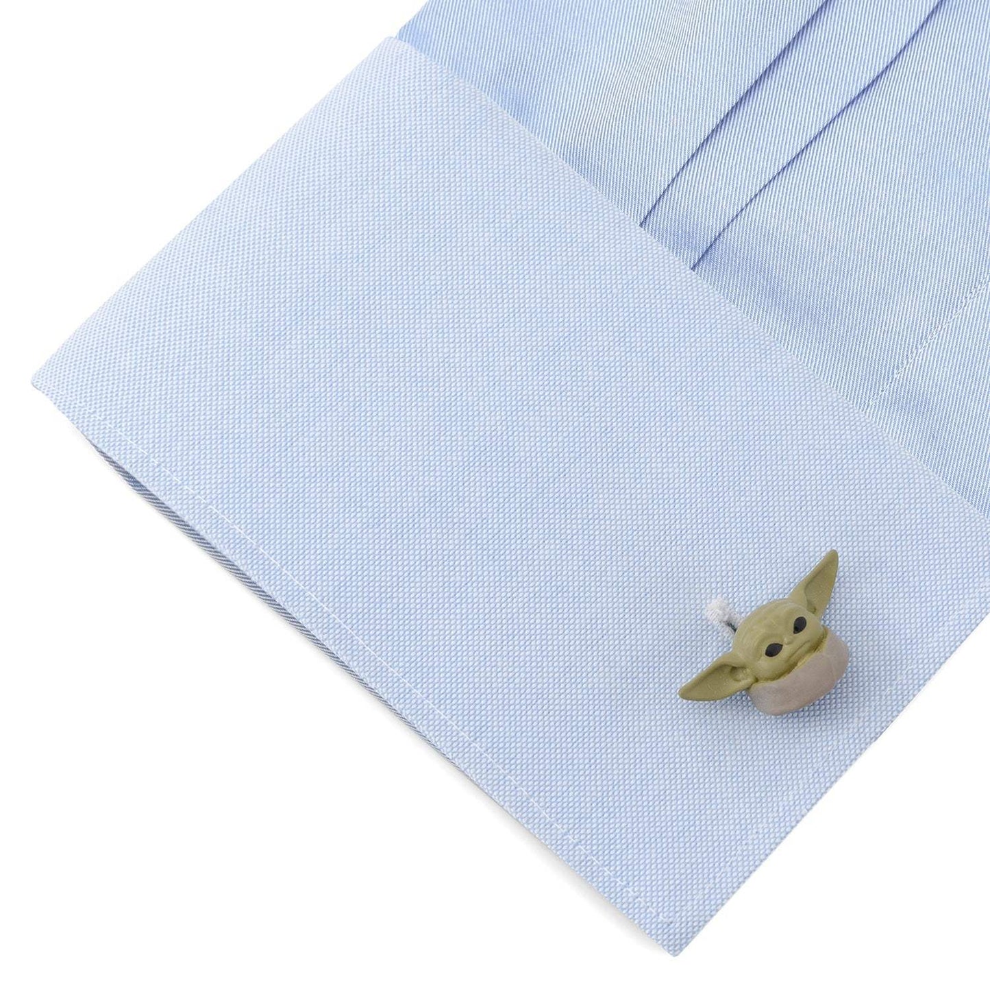 Star Wars Grogu 3D Cufflinks - Cufflinks.com - Flyclothing LLC