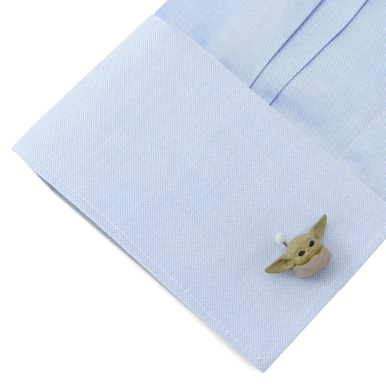 Star Wars Grogu 3D Cufflinks - Cufflinks.com - Flyclothing LLC