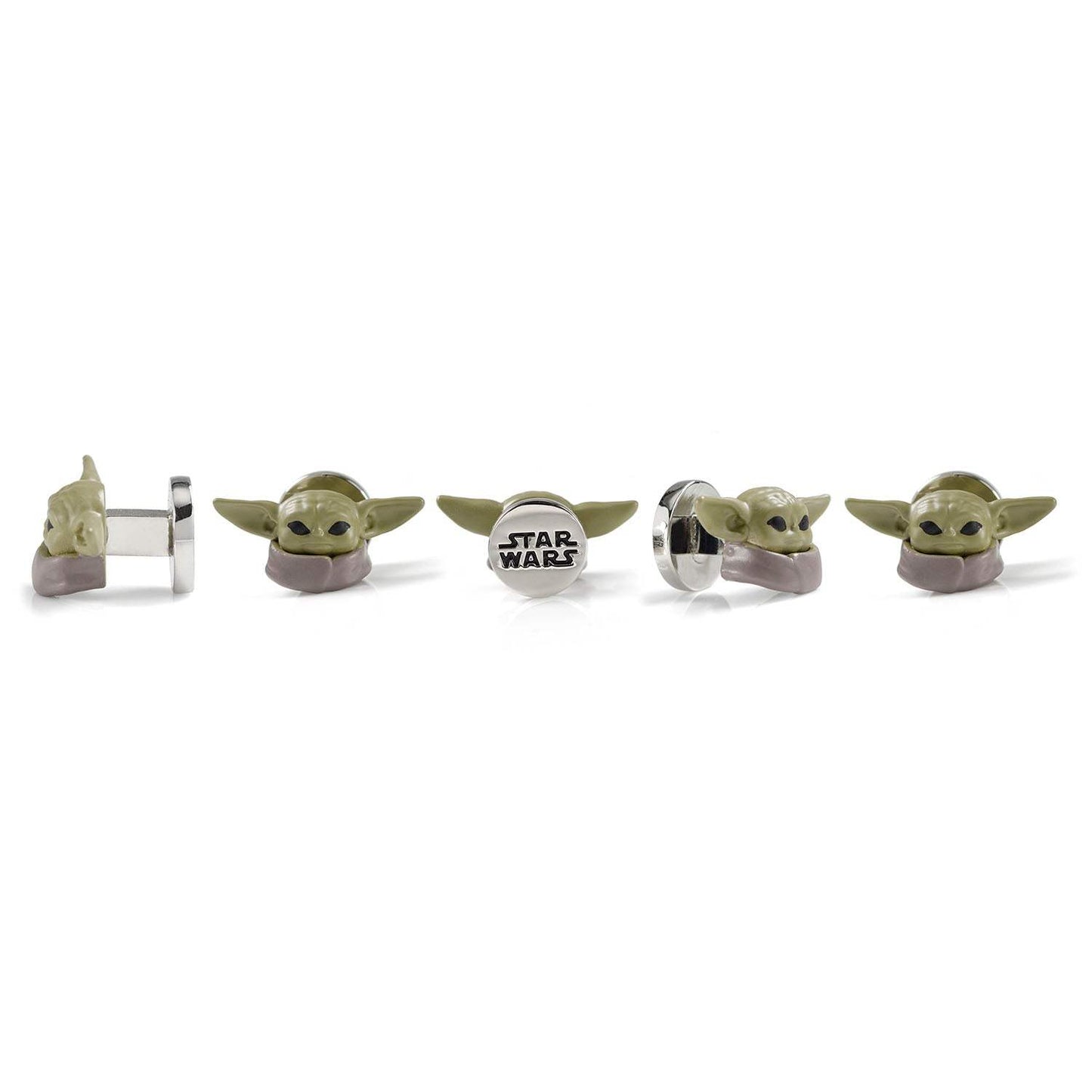 Star Wars Grogu 3D 5-Studs - Cufflinks.com - Flyclothing LLC