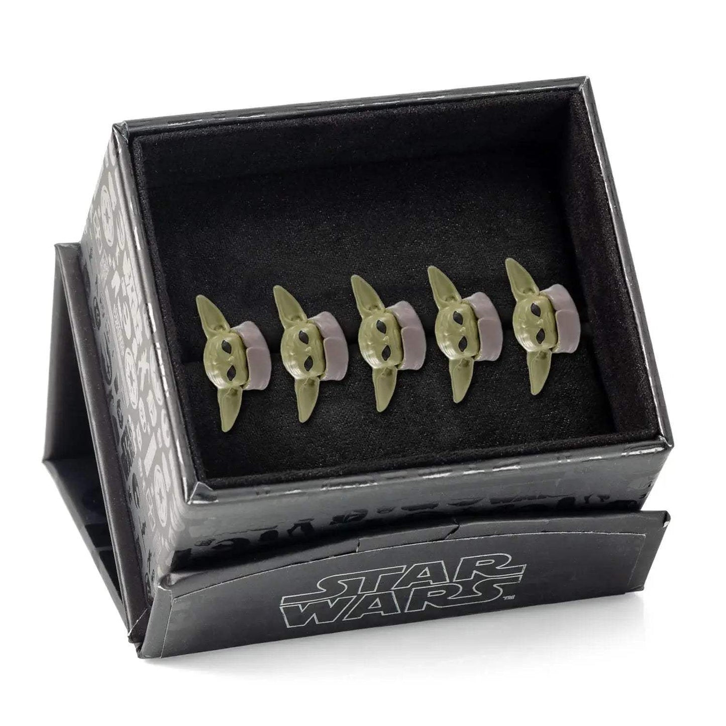 Star Wars Grogu 3D 5-Studs - Cufflinks.com - Flyclothing LLC