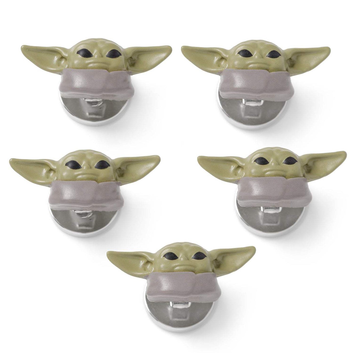 Star Wars Grogu 3D 5-Studs - Cufflinks.com - Flyclothing LLC