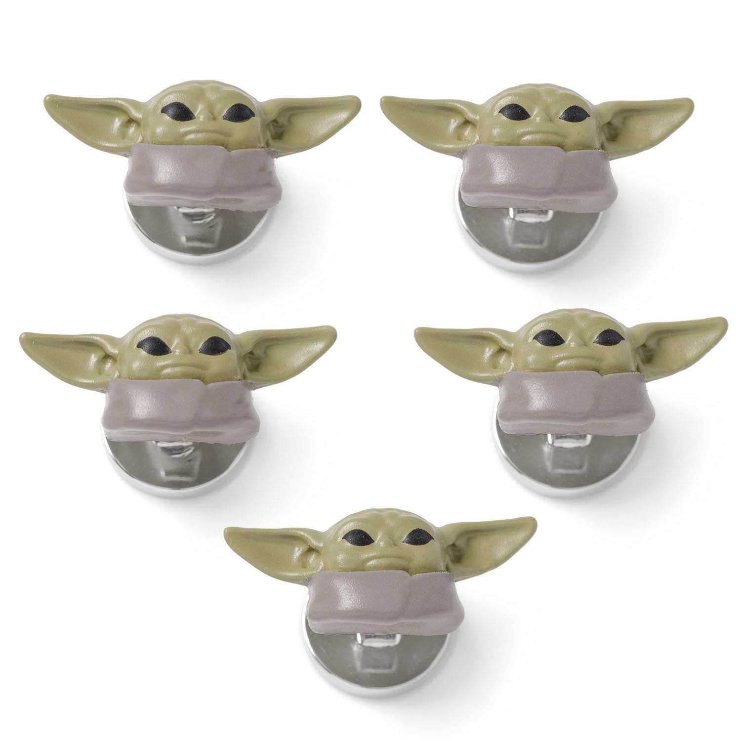 Star Wars Grogu 3D 5-Studs - Cufflinks.com - Flyclothing LLC