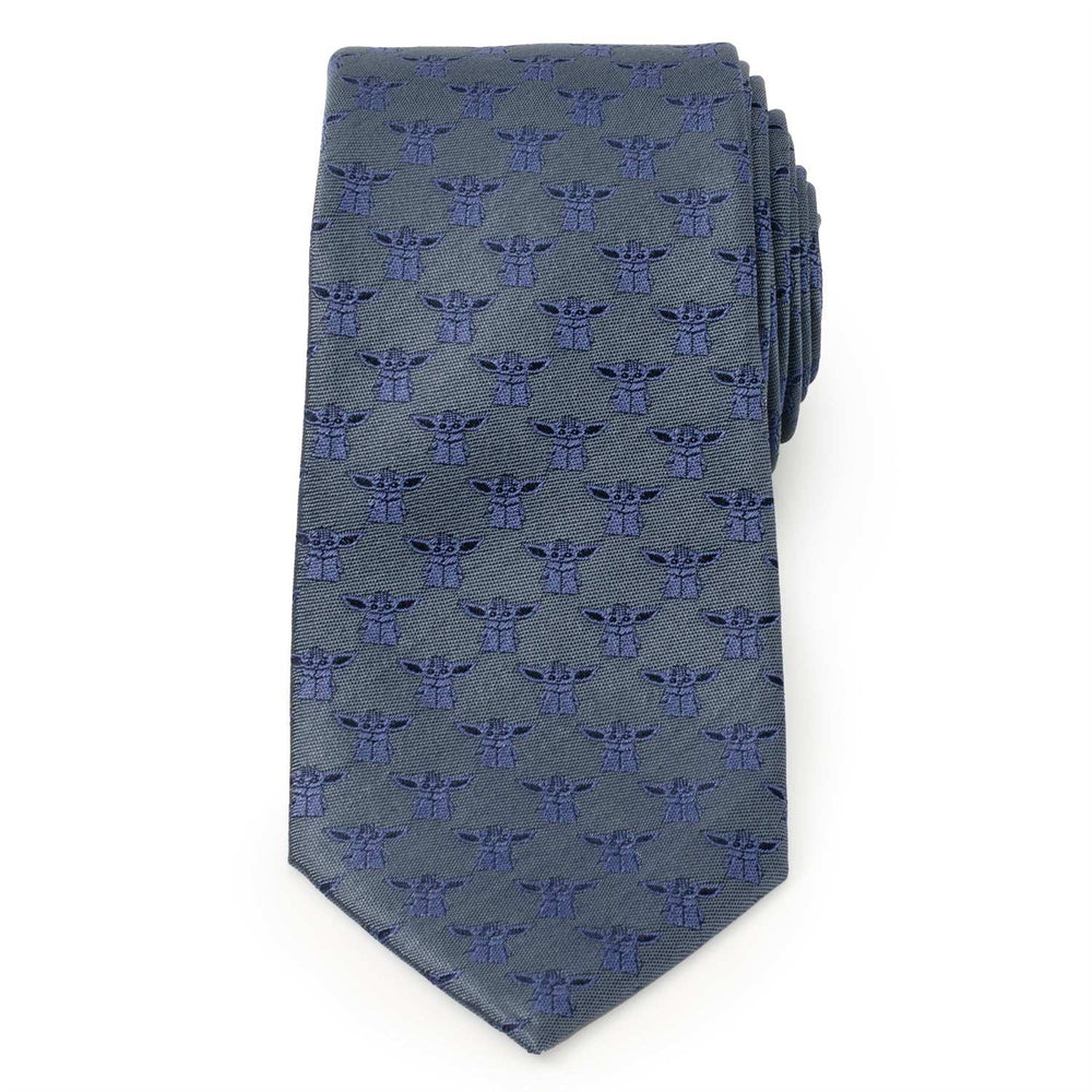 Star Wars Grogu Blue Tonal Tie - Cufflinks.com - Flyclothing LLC