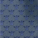 Star Wars Grogu Blue Tonal Tie - Cufflinks.com - Flyclothing LLC