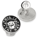 Star Wars Grogu "This Is The Way" Cufflinks - Cufflinks.com - Flyclothing LLC