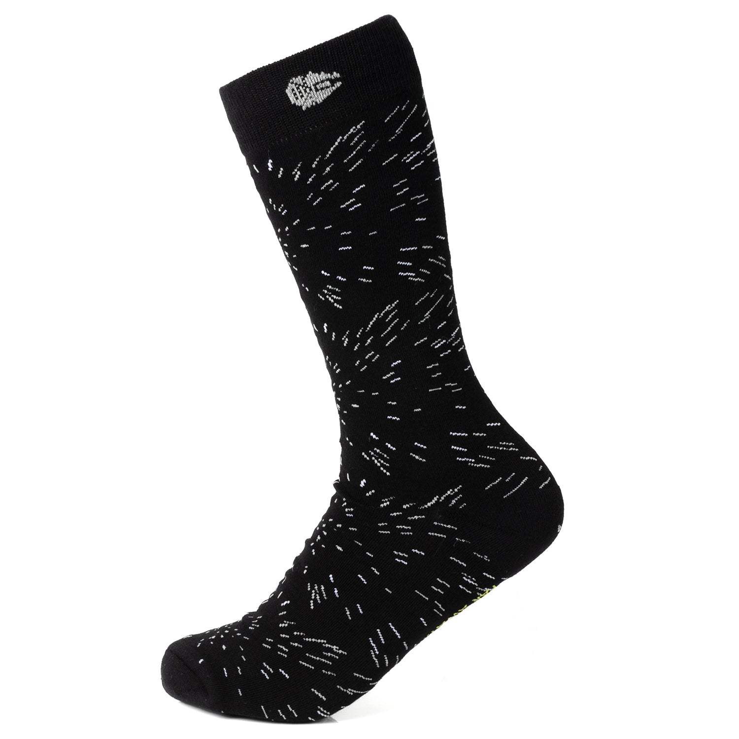 Star Wars Hyperspace Black Dress Socks and Rebel Crest Lapel Pin Gift Set - Cufflinks.com - Flyclothing LLC