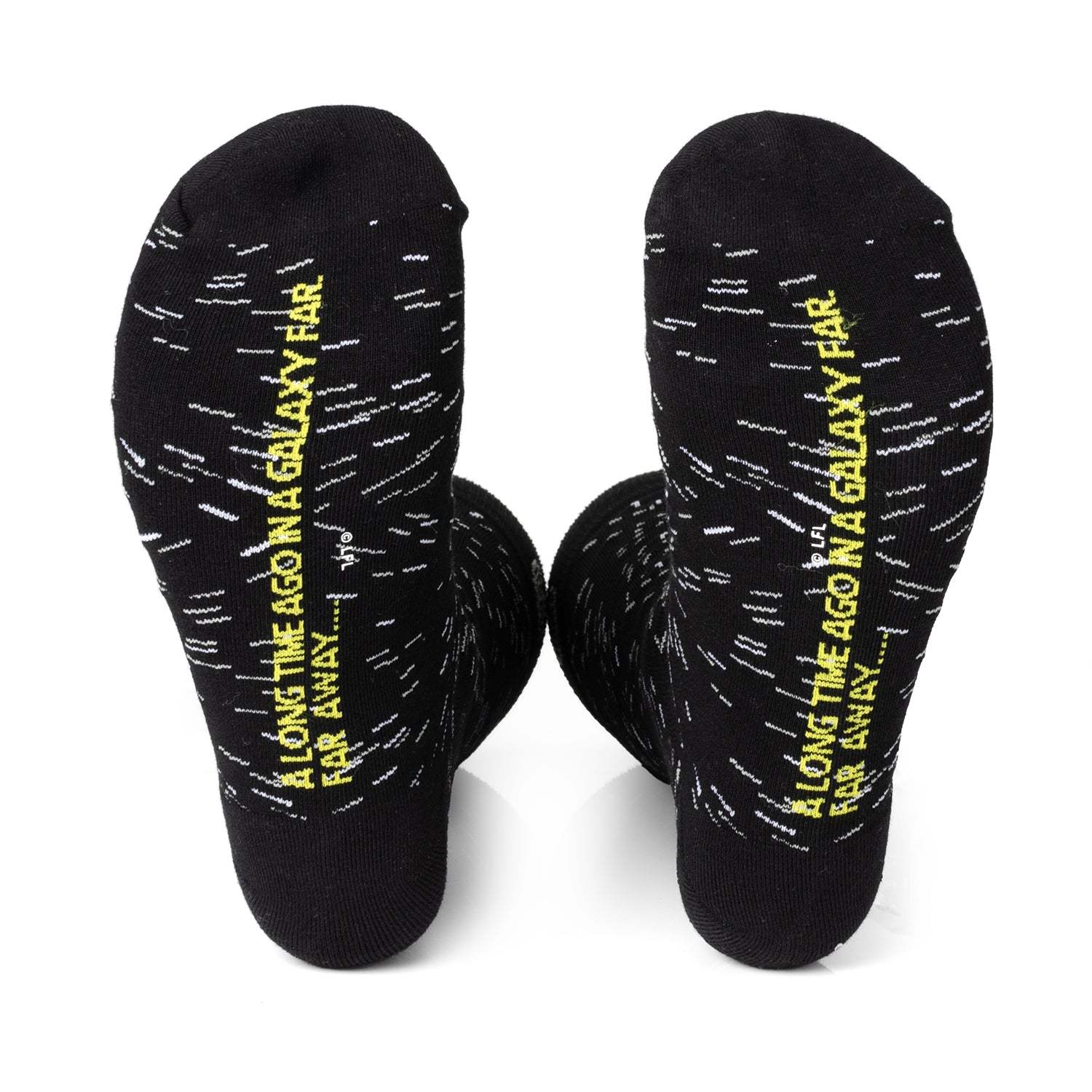 Star Wars Hyperspace Black Dress Socks and Rebel Crest Lapel Pin Gift Set - Cufflinks.com - Flyclothing LLC