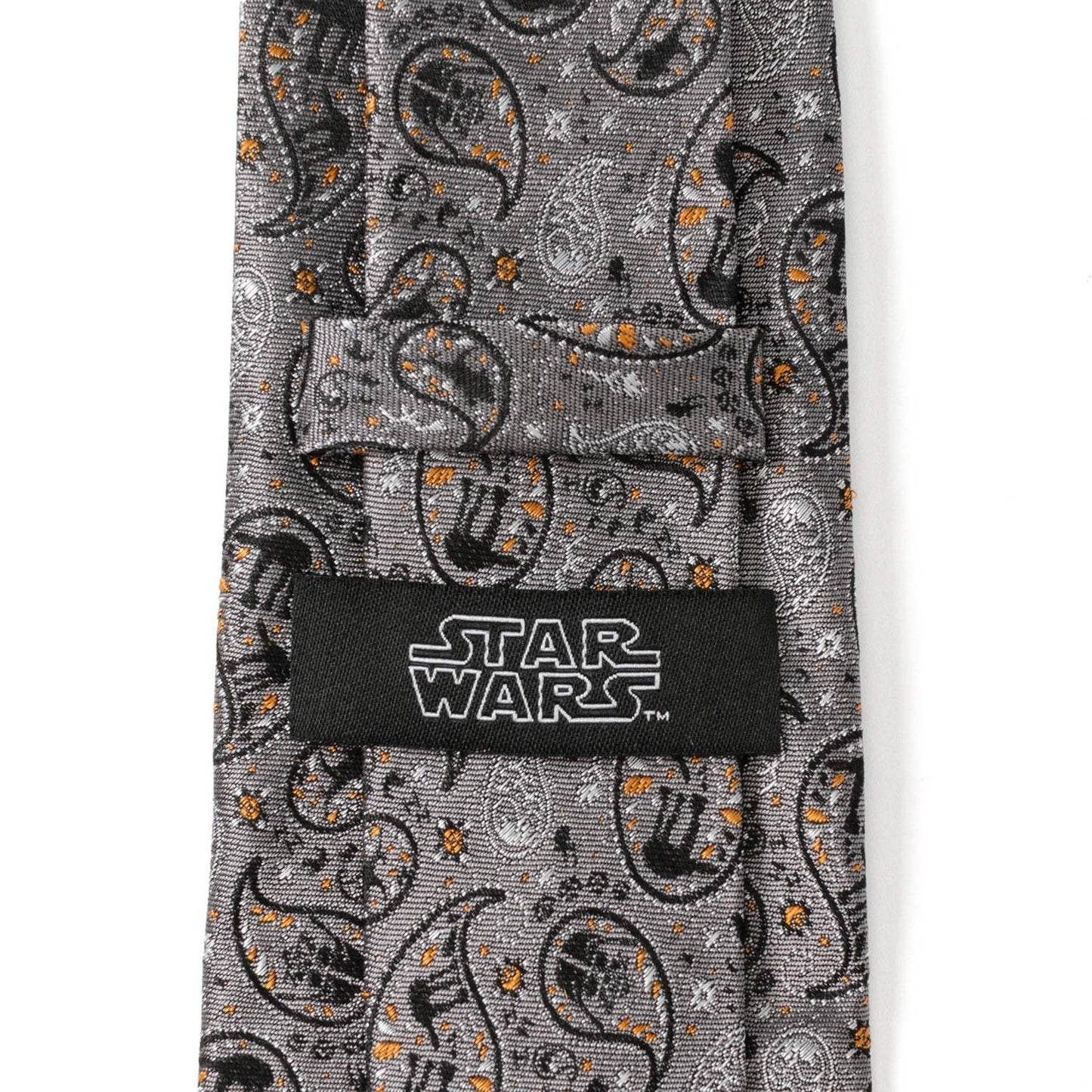 Star Wars Battle of Hoth Paisley Gray Tie - Cufflinks.com - Flyclothing LLC