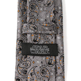 Star Wars Battle of Hoth Paisley Gray Tie - Cufflinks.com - Flyclothing LLC