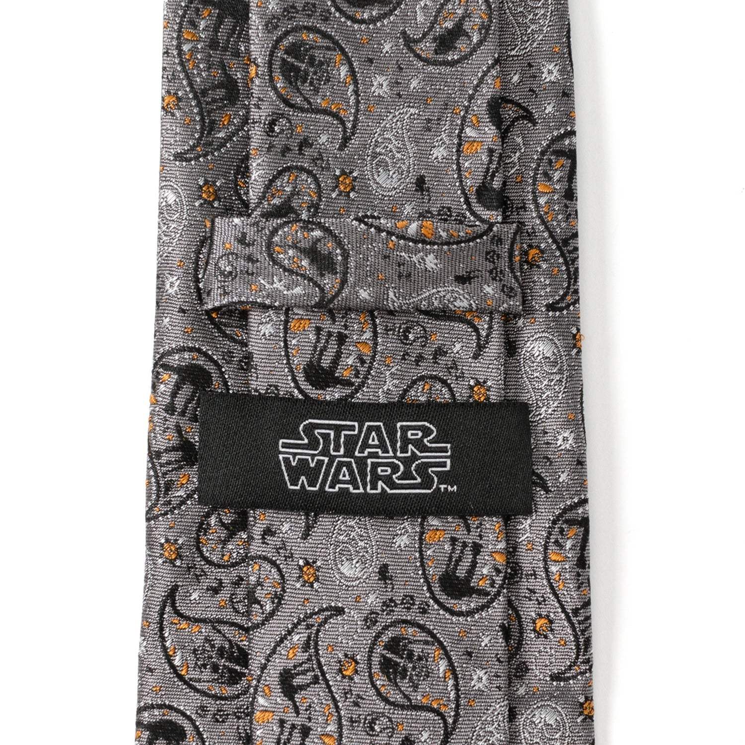 Star Wars Battle of Hoth Paisley Gray Tie - Cufflinks.com - Flyclothing LLC