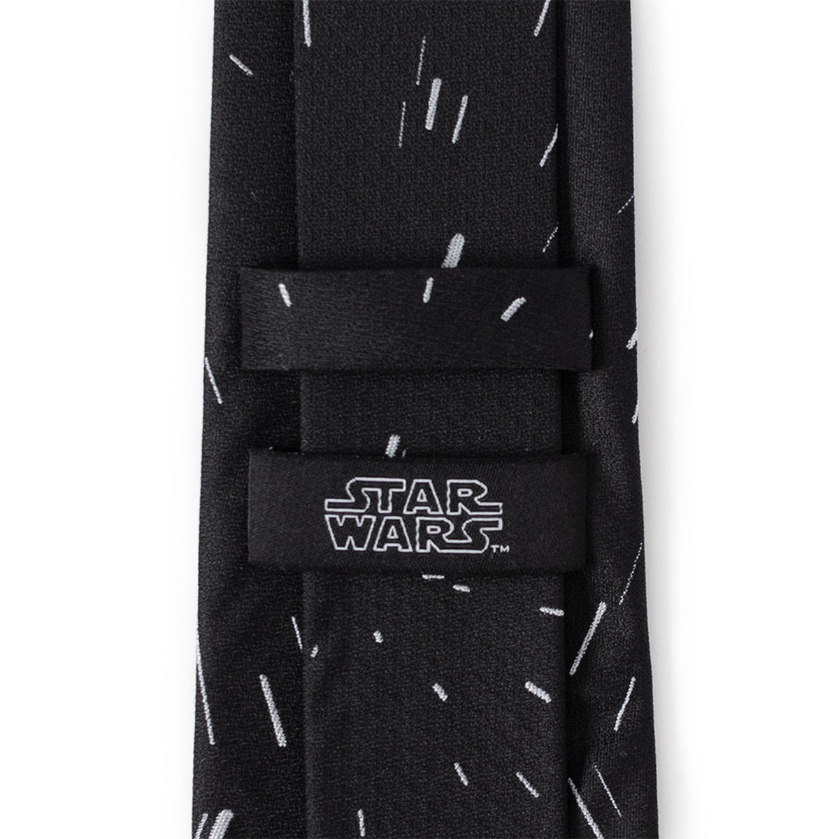 Star Wars Hyperspace Black Tie with Hidden Message