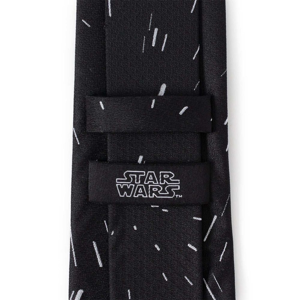 Star Wars Hyperspace Black Tie with Hidden Message - Cufflinks.com - Flyclothing LLC