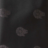 Star Wars Millennium Falcon Black Tie, X-Wing and Tie Fighter Battle Dress Socks, and Hyperspace Glow-in-the-Dark Tie Bar Gift Set - Cufflinks.com - Flyclothing LLC