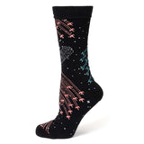 Star Wars Millennium Falcon Black Tie, X-Wing and Tie Fighter Battle Dress Socks, and Hyperspace Glow-in-the-Dark Tie Bar Gift Set - Cufflinks.com - Flyclothing LLC