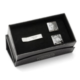 Star Wars Princess Leia and Han Solo "I Love You / I Know" Cufflinks with Hidden Message Tie Bar Gift Set