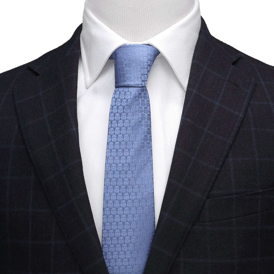 Star Wars Darth Vader and Stormtroopers Imperial Force Blue Tie - Cufflinks.com - Flyclothing LLC