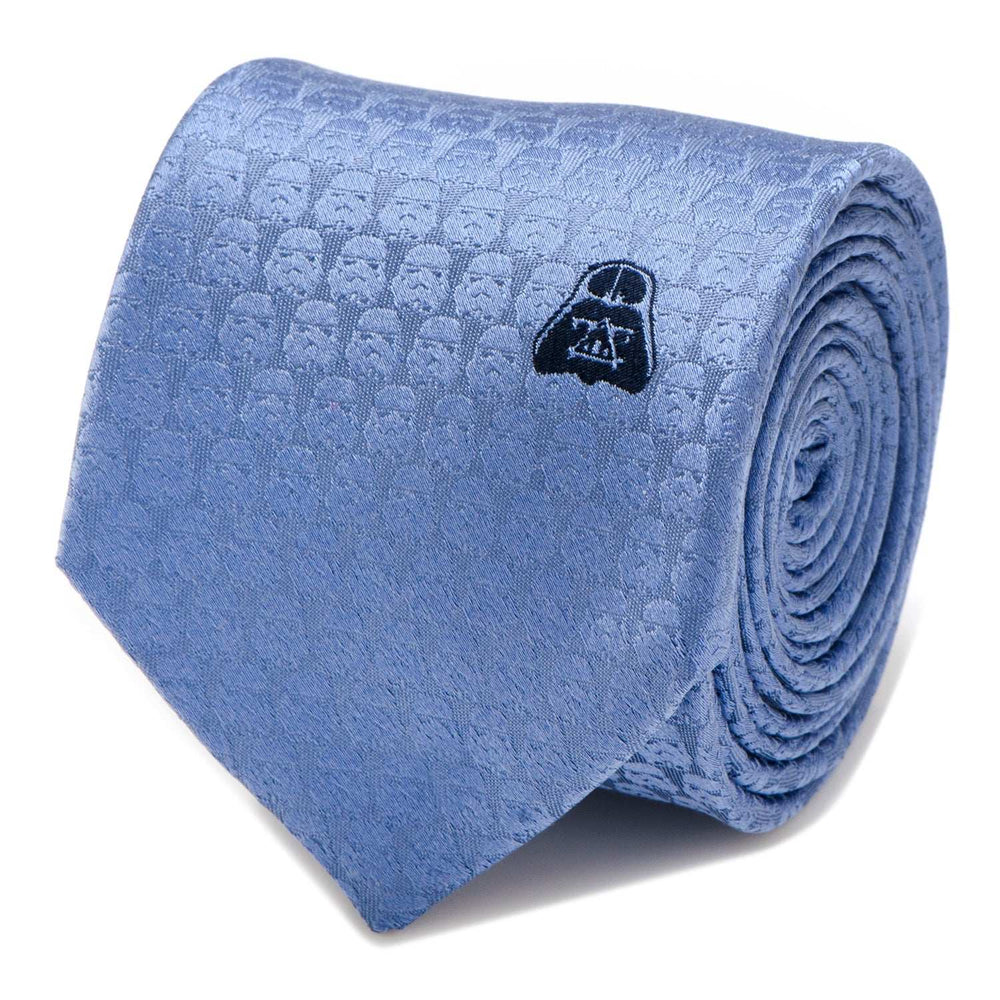 Star Wars Darth Vader and Stormtroopers Imperial Force Blue Tie - Cufflinks.com - Flyclothing LLC