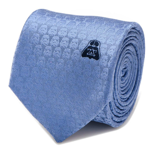 Star Wars Darth Vader and Stormtroopers Imperial Force Blue Tie - Cufflinks.com - Flyclothing LLC