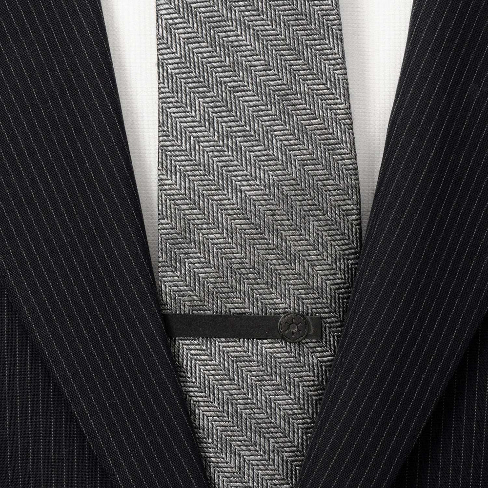 Star Wars Imperial Crest Satin Black Tie Bar - Cufflinks.com - Flyclothing LLC