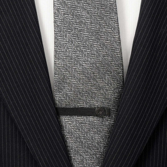 Star Wars Imperial Crest Satin Black Tie Bar - Cufflinks.com - Flyclothing LLC